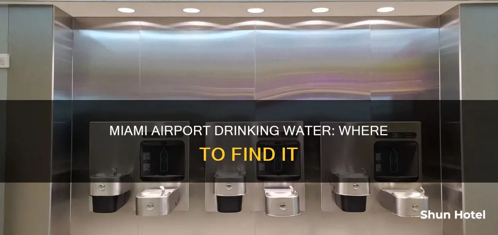 where can i find drinking.water.miami.airport