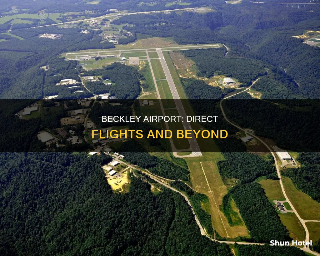 where can i fly from beckley airport