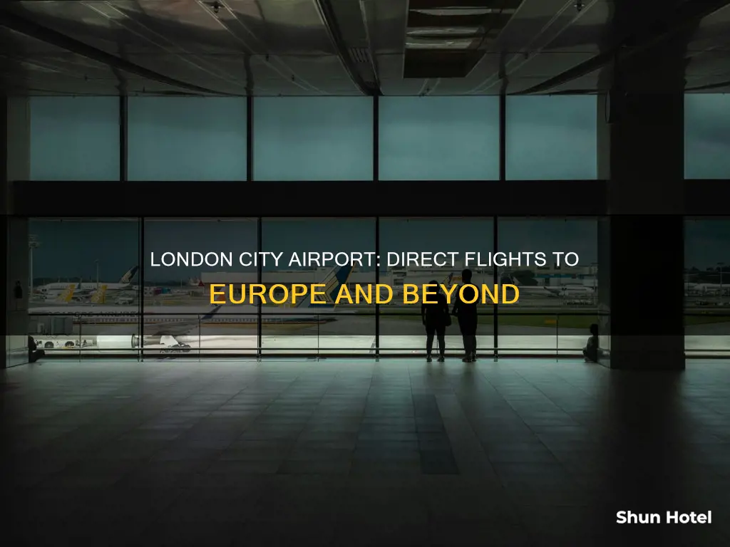 where can i fly from london city airport