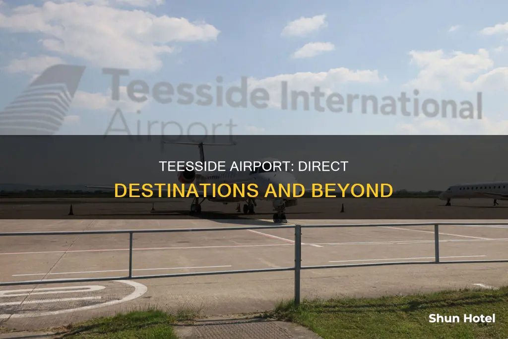 where can i fly to from teesside airport