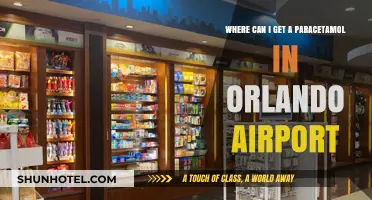 Orlando Airport: Finding Paracetamol Easily