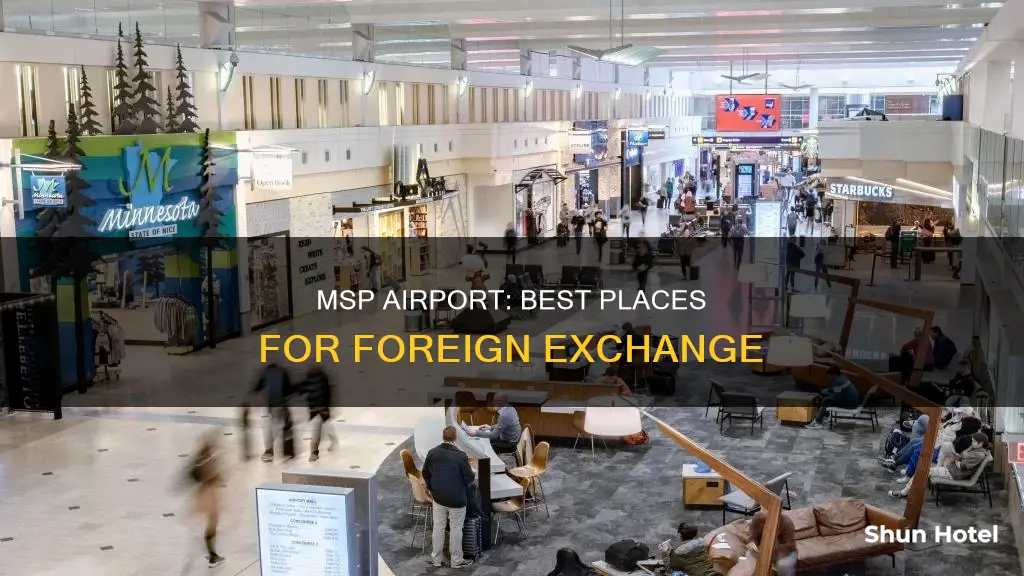 where can i get foreign exchange at msp airport
