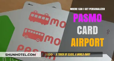 Personalized Pasmo Cards: Airport Availability