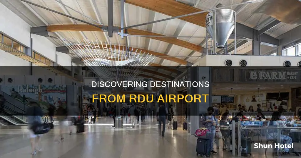 where can i go from rdu airport