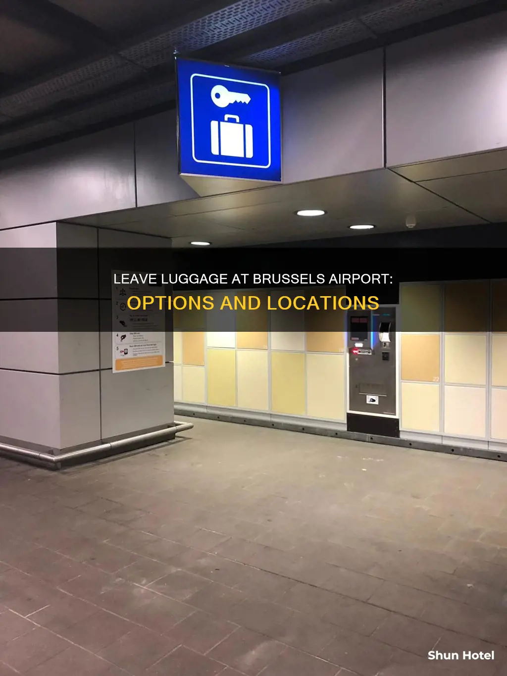 where can i leave luggage in brussels airport