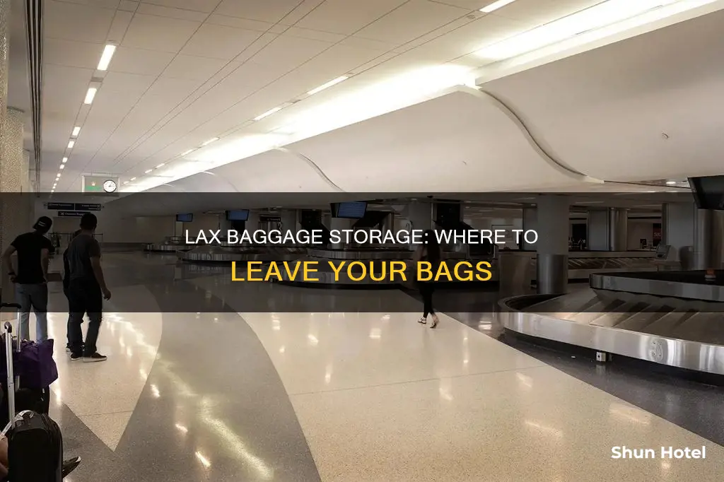 where can i leave my bags in los angeles airport