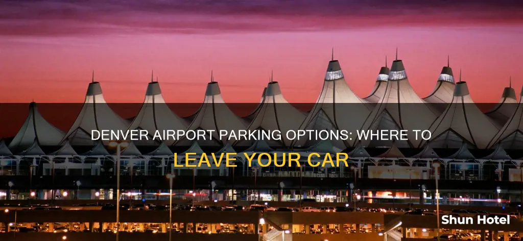 where can i park at denver airport