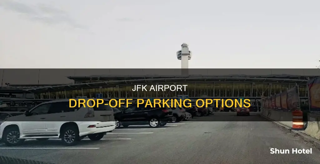 where can i park at jfk airport drop off