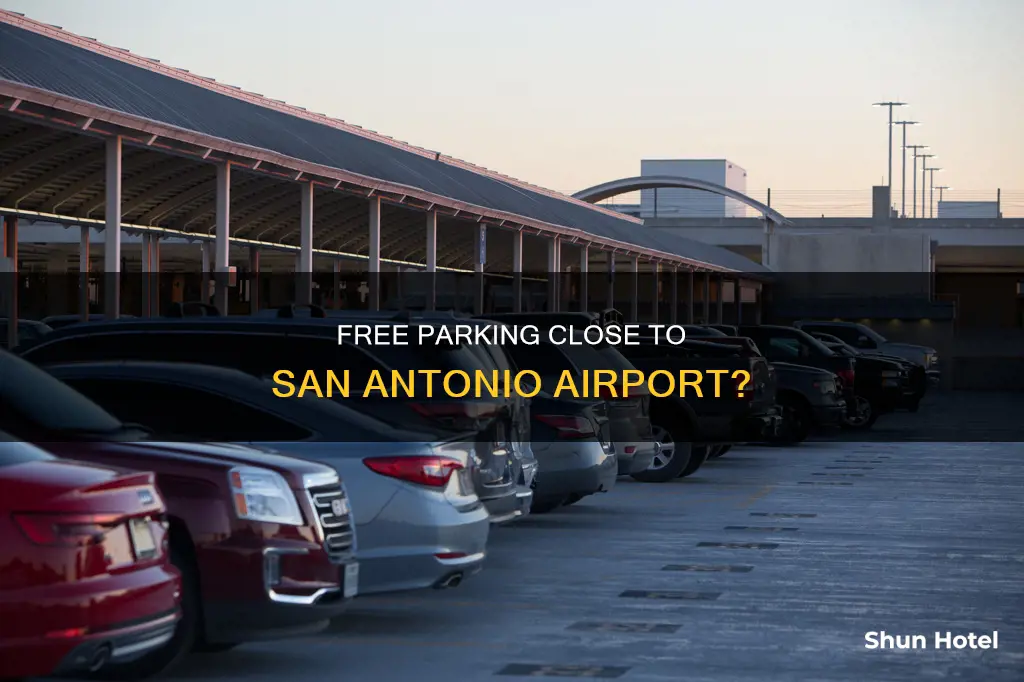 where can i park free close to san antonio airport
