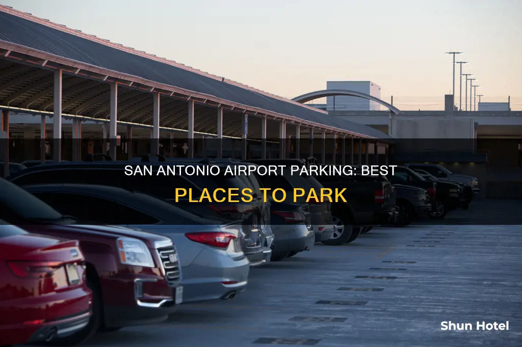 where can i parking at san antonio airport