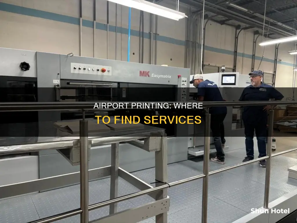 where can i print at the airport