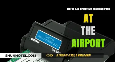 Airport Boarding Pass Printing: Where and How?