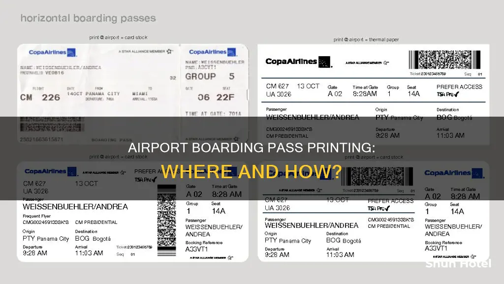 where can i print my boarding pass at the airport