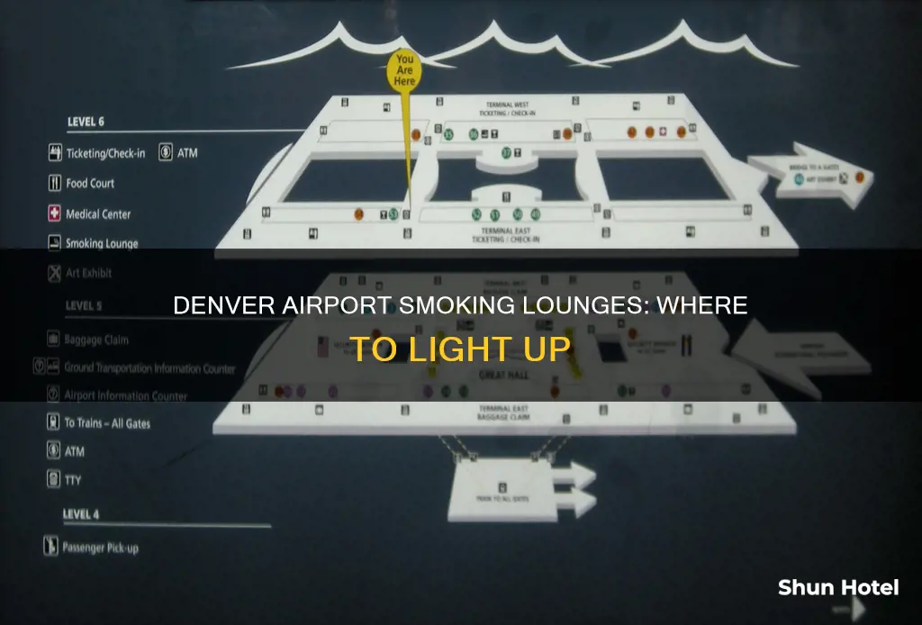 where can i smoke at denver airport
