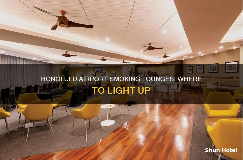 where can i smoke at honolulu airport