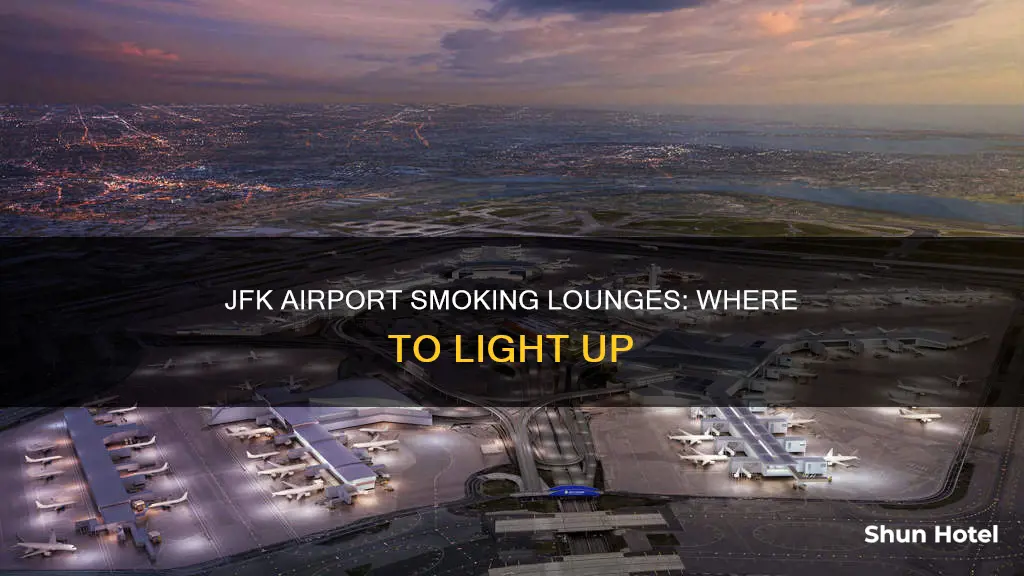 where can i smoke at jfk airport