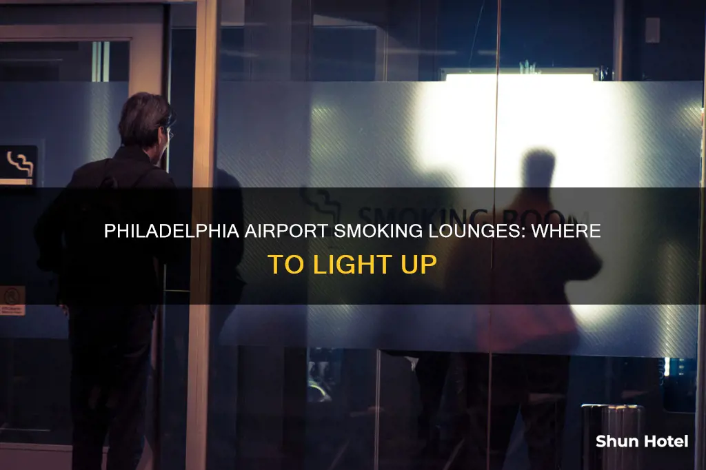 where can i smoke at philadelphia airport