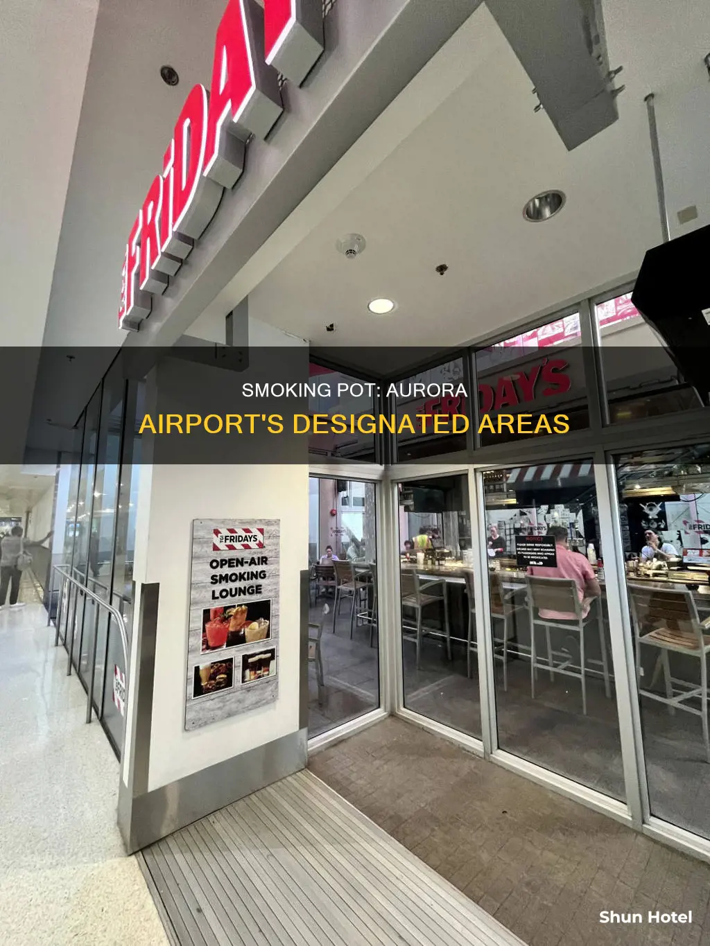 where can i smoke pot in aurora airport