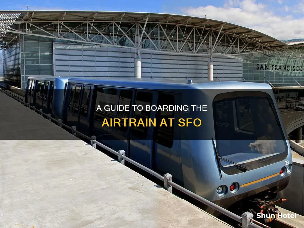 where can i take airtrain at sfo international airport
