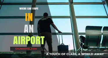 Vaping at Airports: Where is Allowed?