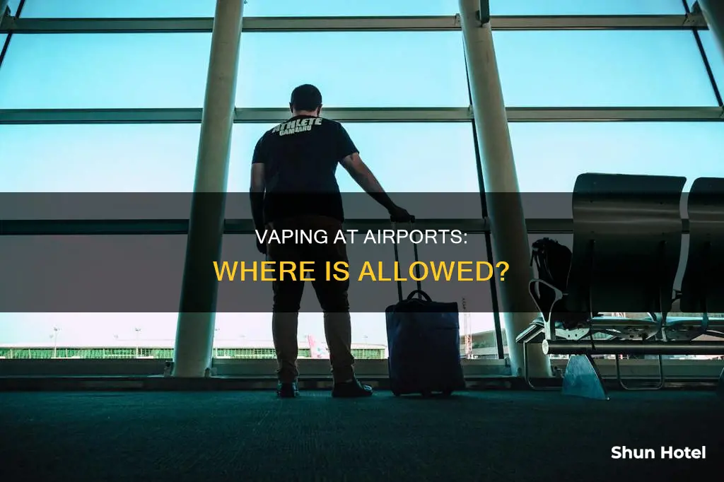 where can i vape in an airport