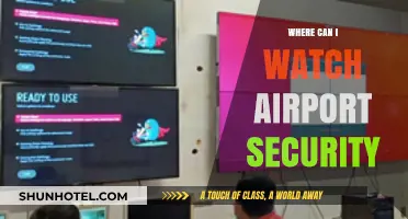 Airport Security: Where to Watch the Action Unfold