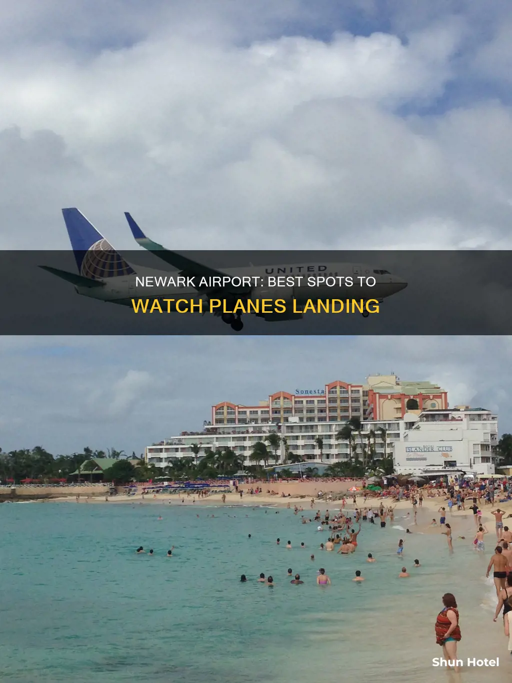 where can i watch planes landing at newark airport