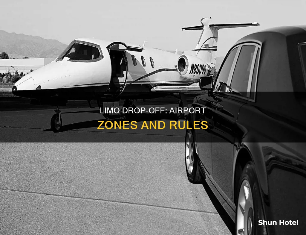 where can limos drop you off at airport