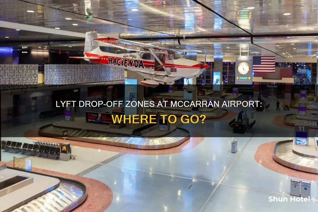 where can lyft drop off at mccarran airport