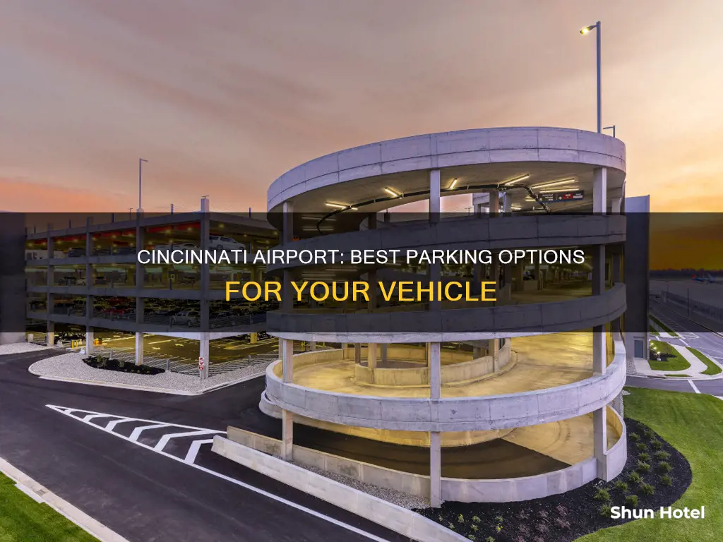 where can my vehicle stay at the cincinati airport