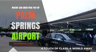 Uber Pickup Locations at Palm Springs Airport