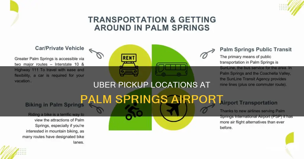where can uber pick you up palm springs airport