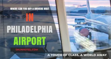 Philadelphia Airport: Where to Buy a Driver's Wait