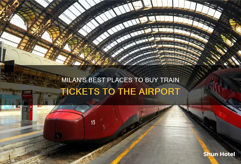 where can you buy train to airport ticket in milan