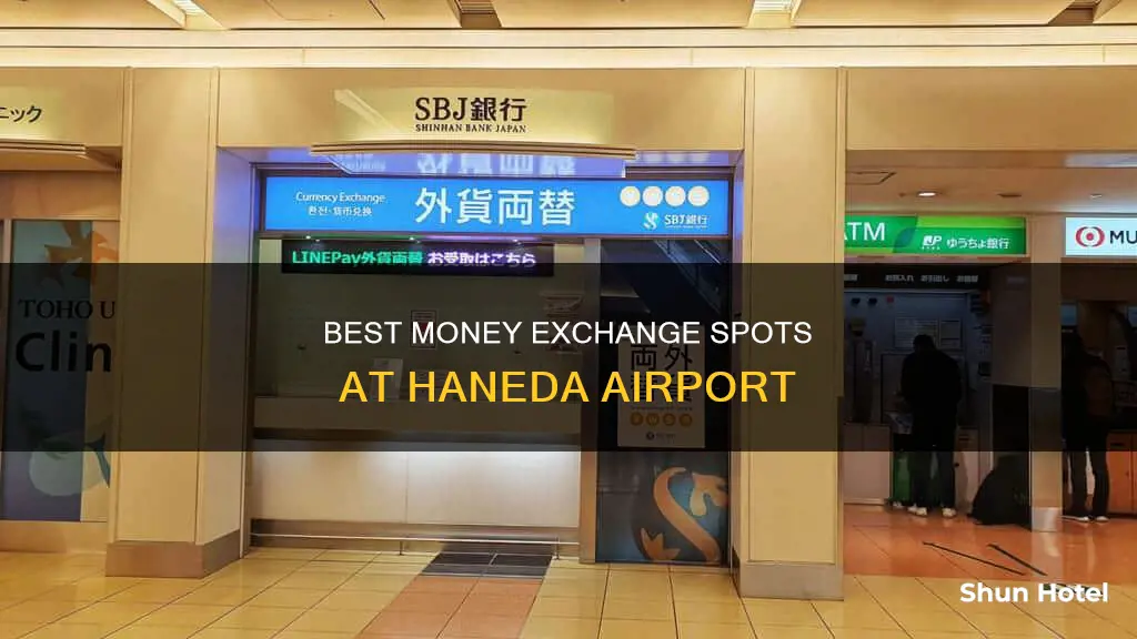 where can you convert money at haneda airport