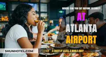Dining Options Before Security at Atlanta Airport