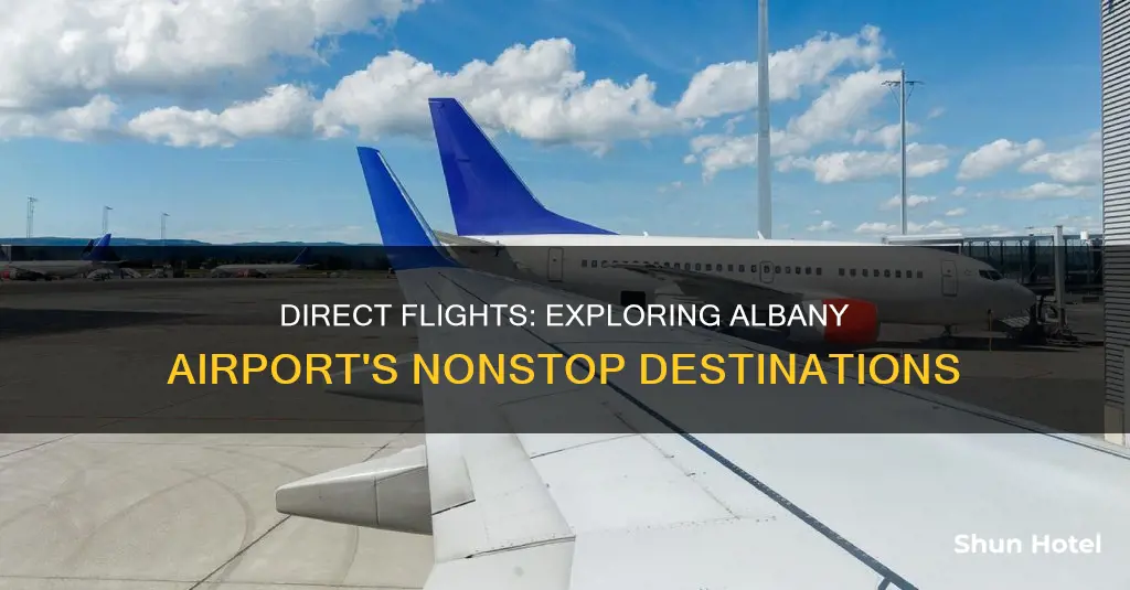 where can you fly direct to from albany airport