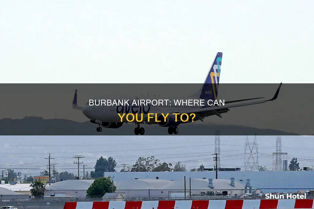 where can you fly from burbank airport