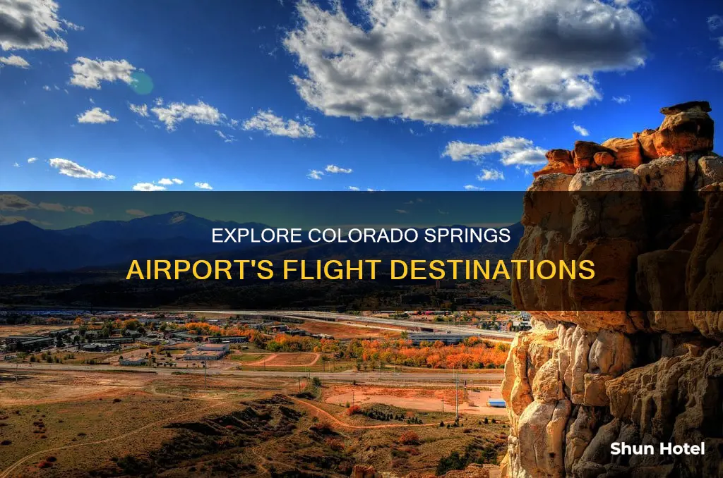 where can you fly from colorado springs airport