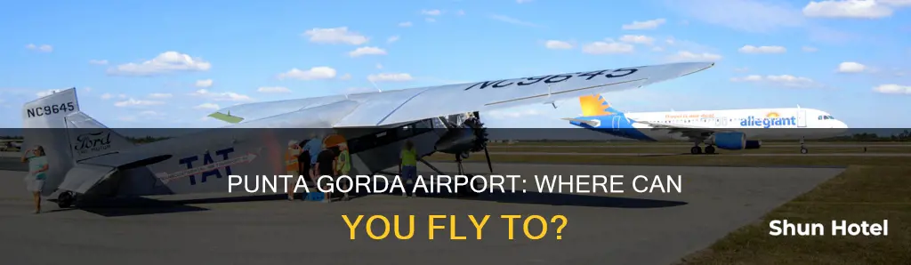 where can you fly to from punta gorda airport
