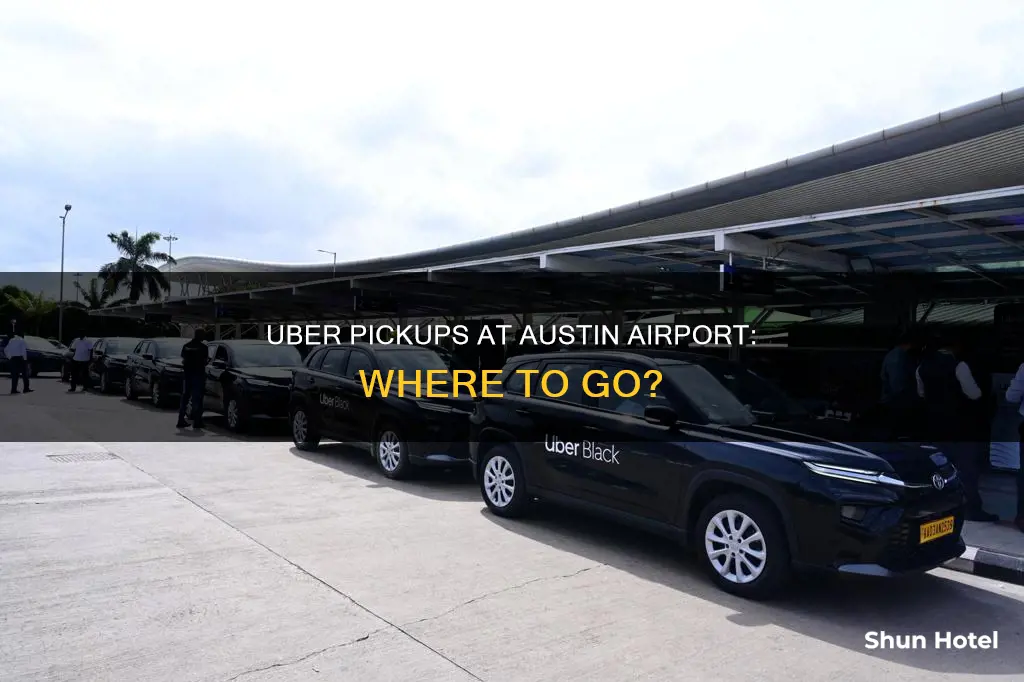 where can you get a uber at austin airport