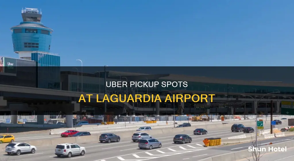 where can you get an uber at laguardia airport