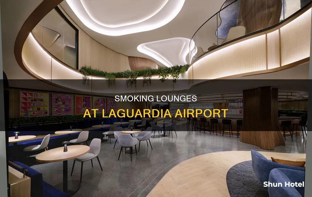 where can you smoke at laguardia airport