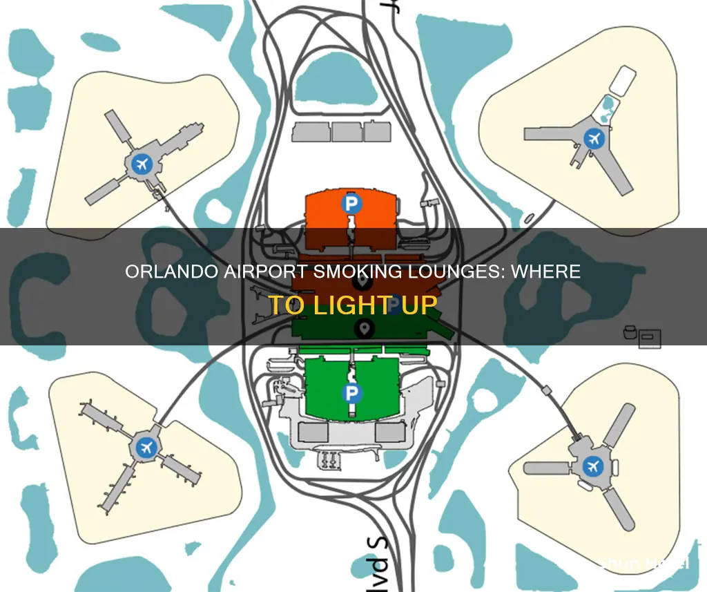 where can you smoke at orlando airport