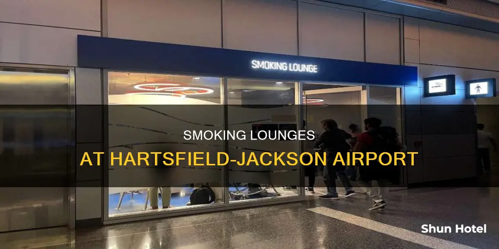 where can you smoke in hartsfield jackson airport