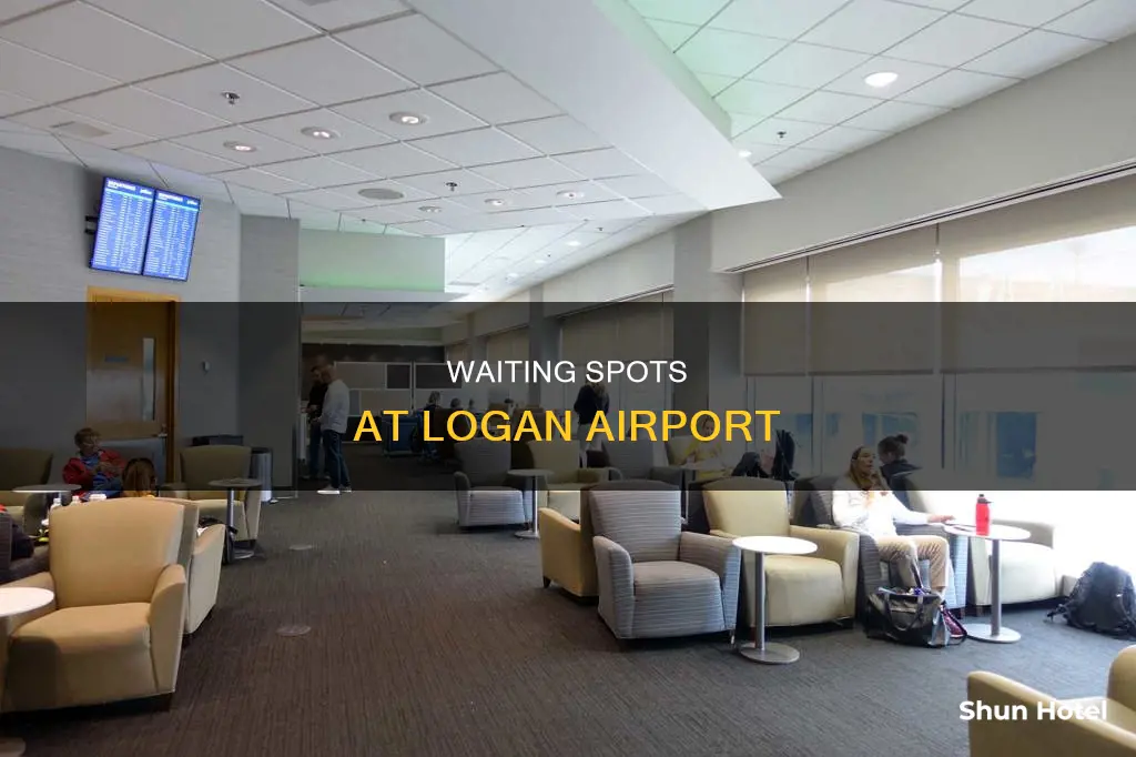 where can you wait at logan airport