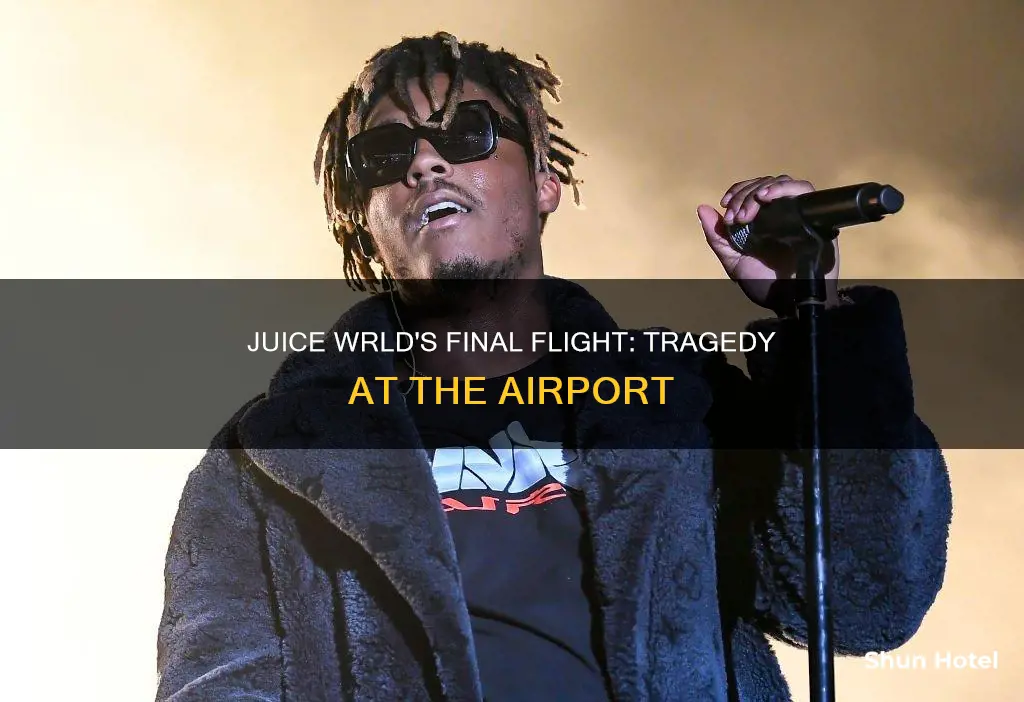 where did juice wrld die airport