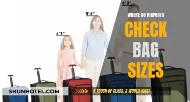 Airports' Baggage Size Check: Where and How?