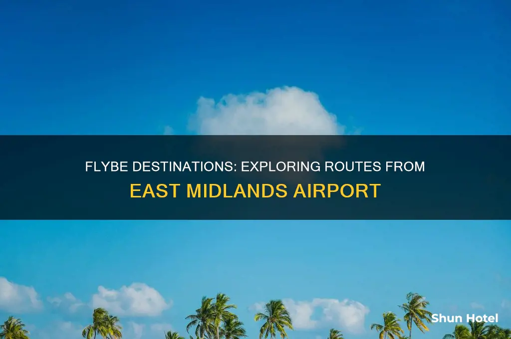 where do flybe fly to from east midlands airport