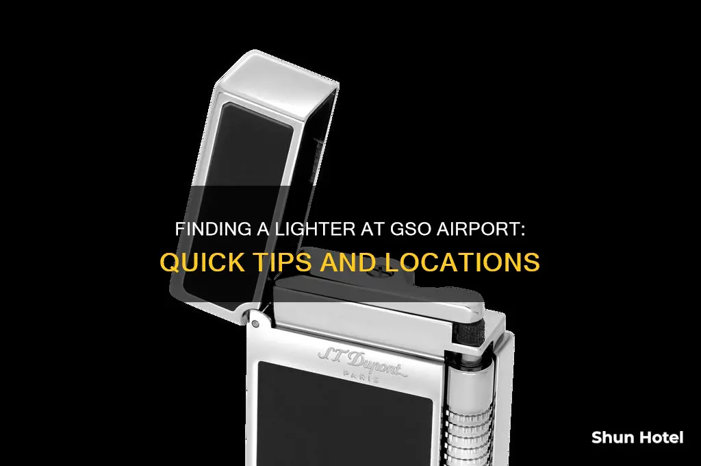 where do i get a lighter at gso airport